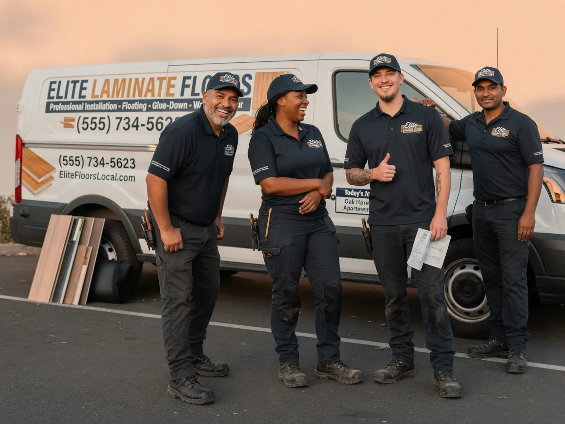 Laminate flooring installation company in Hull, IA